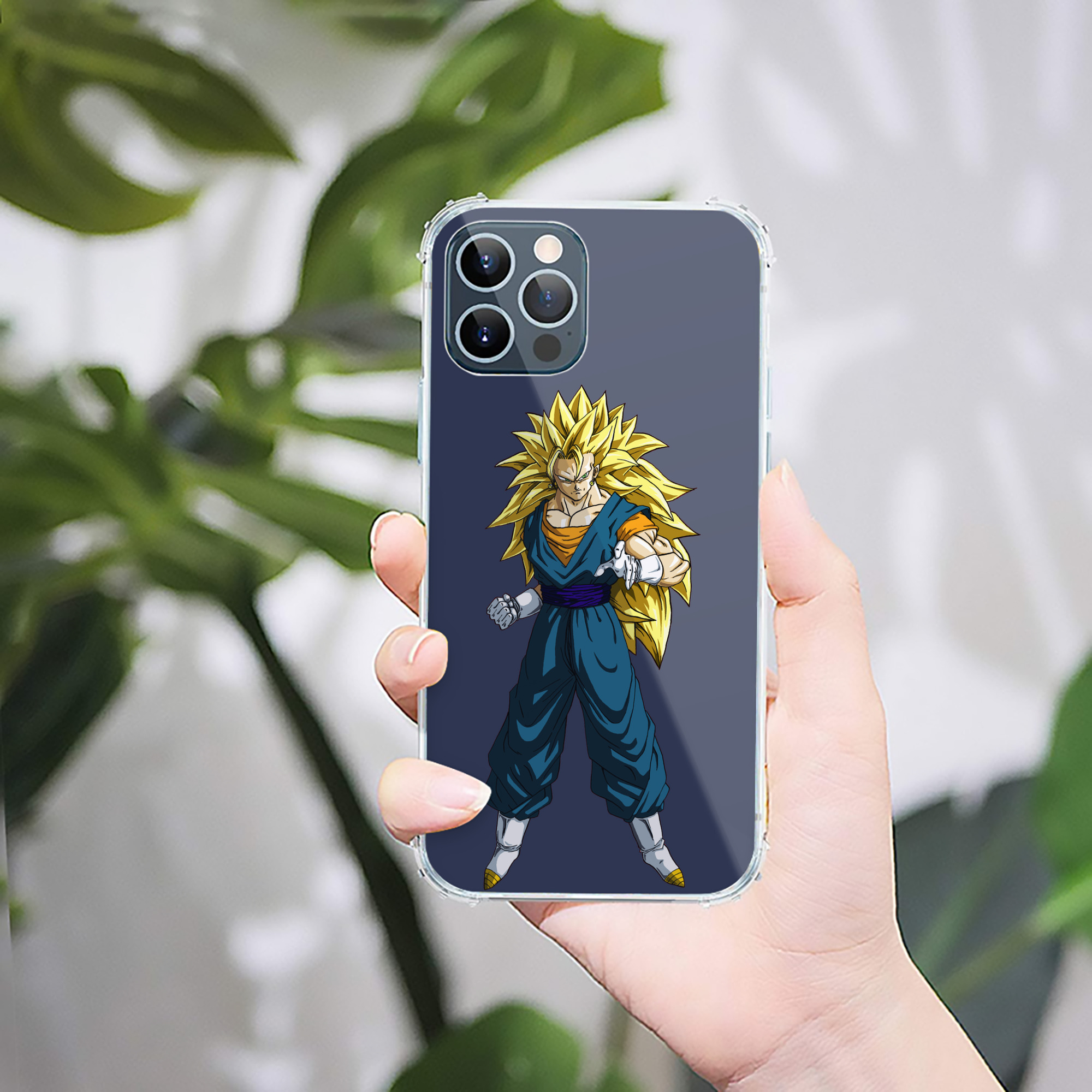 （画像用） ドラゴンボール ベジット DRAGON BALL Vegetto 【iPhone 12シリーズ対応】透明スマホケース（クリアソフトケース）